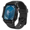 Протектор за Apple Watch 10 42mm + каишка - Spigen - Rugged Armor Pro - Matte Black