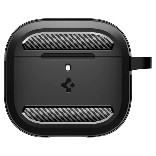 Калъф за Apple AirPods 4 - Spigen - Rugged Armor - матово черен