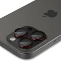 Протектор с камера за iPhone 14 Pro / Pro Max / 15 Pro / Pro Max / 16 Pro / Pro Max (комплект 2) - Spigen Glas.tR Optik EZ Fit Pro - Черен