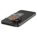 Протектор с камера за iPhone 14 Pro / Pro Max / 15 Pro / Pro Max / 16 Pro / Pro Max (комплект 2) - Spigen Glas.tR Optik EZ Fit Pro - Черен