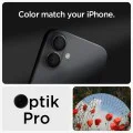 Протектор за камера за iPhone 16 / iPhone 16 Plus (комплект 2) - Spigen Glas.tR Optik EZ Fit Pro - черно
