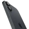 Протектор за камера за iPhone 16 / iPhone 16 Plus (комплект 2) - Spigen Glas.tR Optik EZ Fit Pro - черно