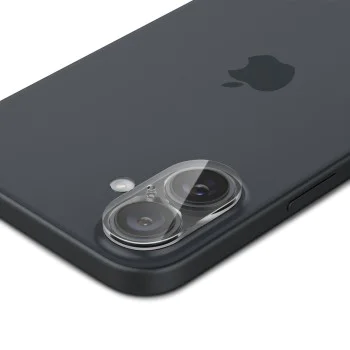 Протектор за камера за iPhone 16 / iPhone 16 Plus (комплект 2) - Spigen Glas.tR Optik - Clear