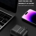 Калъф за AirPods 1/2 - CarbonFiber - черен