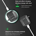 Калъф за AirPods 1/2 - CarbonFiber - черен
