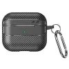 Калъф за AirPods 3 - CarbonFiber - черен