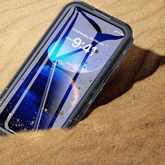Калъф за iPhone 16 Pro - ShellBox Waterproof IP68 Case - черен