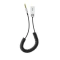 Адаптер за допълнителен жак за Bluetooth - Baseus Wireless Audio BA01 (CABA01-01) - черен