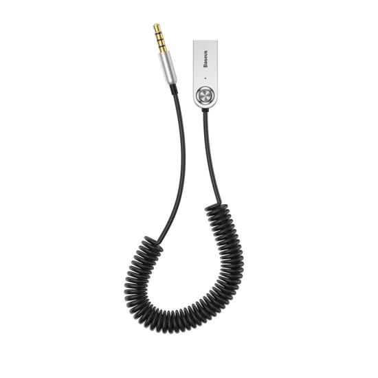 Адаптер за допълнителен жак за Bluetooth - Baseus Wireless Audio BA01 (CABA01-01) - черен