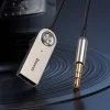 Адаптер за допълнителен жак за Bluetooth - Baseus Wireless Audio BA01 (CABA01-01) - черен
