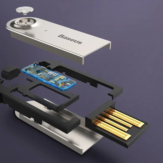 Адаптер за допълнителен жак за Bluetooth - Baseus Wireless Audio BA01 (CABA01-01) - черен