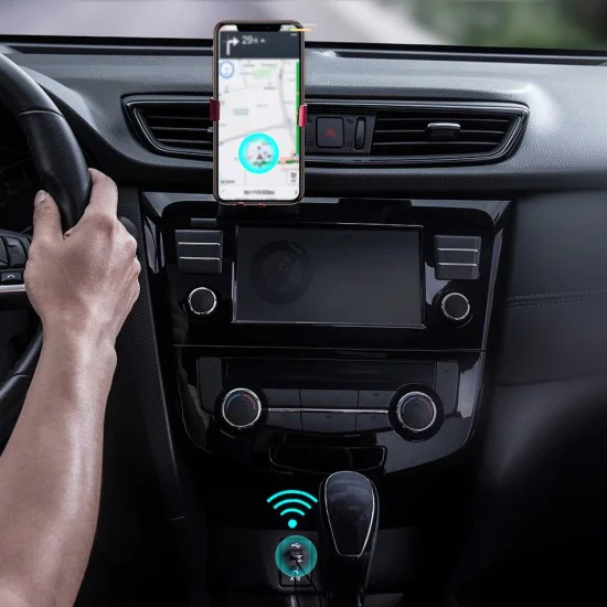 Адаптер за допълнителен жак за Bluetooth - Baseus Wireless Audio BA01 (CABA01-01) - черен