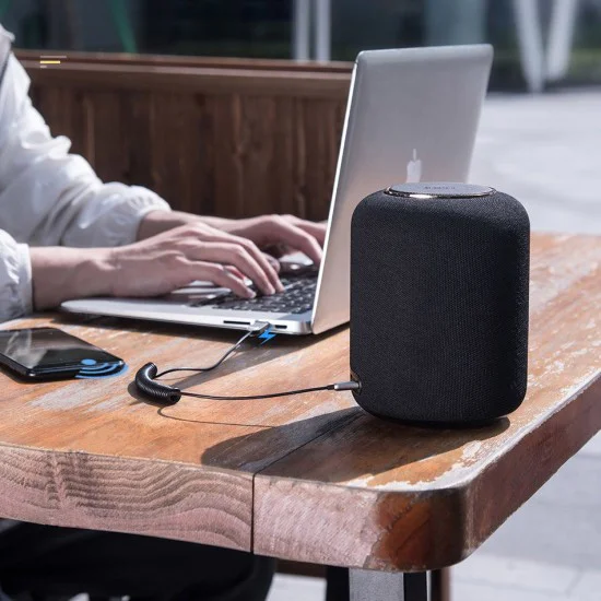 Адаптер за допълнителен жак за Bluetooth - Baseus Wireless Audio BA01 (CABA01-01) - черен