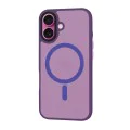 Калъф за iPhone 16 Plus - HaloFrost MagSafe MagSafe Series - Deep Purple