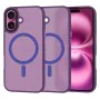 Калъф за iPhone 16 Plus - HaloFrost MagSafe MagSafe Series - Deep Purple