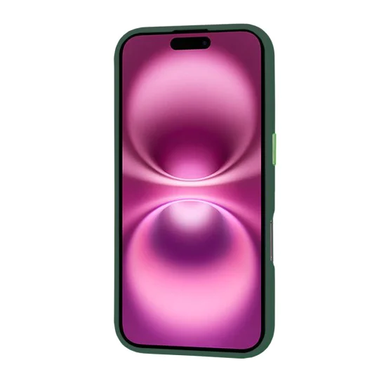 Калъф за iPhone 16 Plus - HaloFrost MagSafe MagSafe Series - Midnight Green
