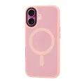 Калъф за iPhone 16 Plus - HaloFrost MagSafe MagSafe Series - розов