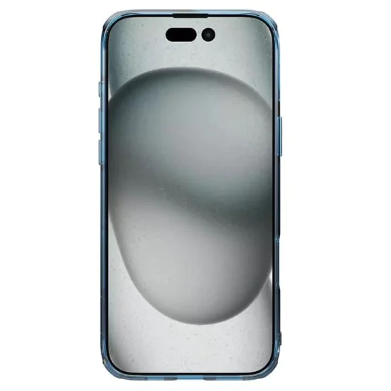Калъф за iPhone 16 Plus - Nillkin Nature TPU Pro Case - син