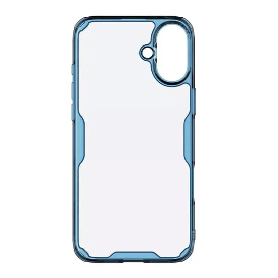 Калъф за iPhone 16 Plus - Nillkin Nature TPU Pro Case - син