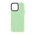 Калъф за iPhone 16 Pro Max - HaloFrost MagSafe MagSafe Series - светло зелен