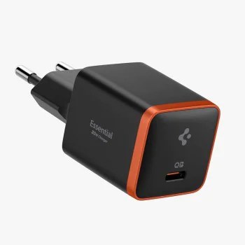 Зарядно устройство Spigen Arcstation Essential EE301EU - Wall Charger, Type-C, QC, PD30W - Черно