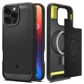 Калъф за iPhone 16 Pro - Spigen - Rugged Armor MagSafe - матово черен