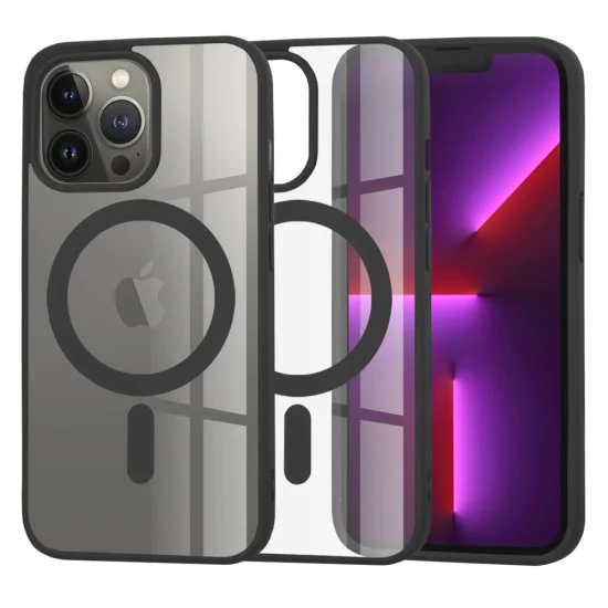 Калъф за iPhone 13 Pro - MagSafe Pro - черен