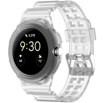 Каишка за Google Pixel Watch / Watch 2 / Watch 3 41 мм - Каишка за часовник (W065) - Прозрачен