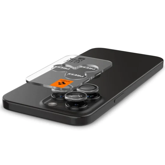 Протектор за камера за iPhone 14 Pro / Pro Max / 15 Pro / Pro Max / 16 Pro / Pro Max (комплект 2) - Spigen Glas.tR Optik EZ Fit Pro - прозрачен