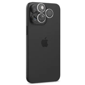 Протектор за камера за iPhone 14 Pro / Pro Max / 15 Pro / Pro Max / 16 Pro / Pro Max (комплект 2) - Spigen Glas.tR Optik EZ Fit Pro - прозрачен