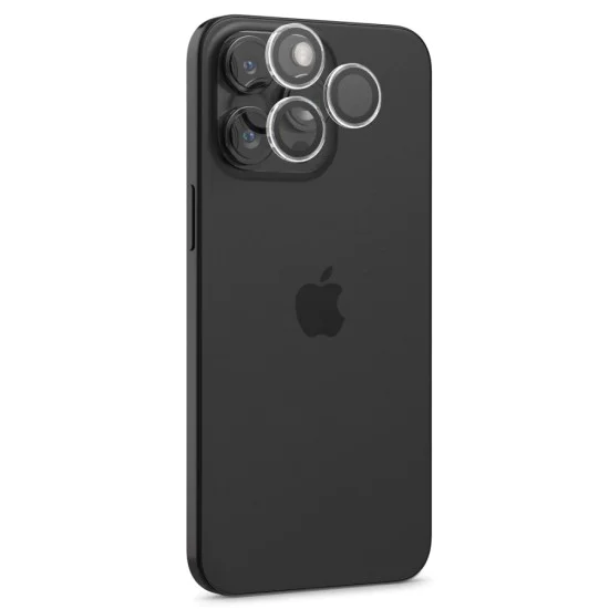 Протектор за камера за iPhone 14 Pro / Pro Max / 15 Pro / Pro Max / 16 Pro / Pro Max (комплект 2) - Spigen Glas.tR Optik EZ Fit Pro - прозрачен
