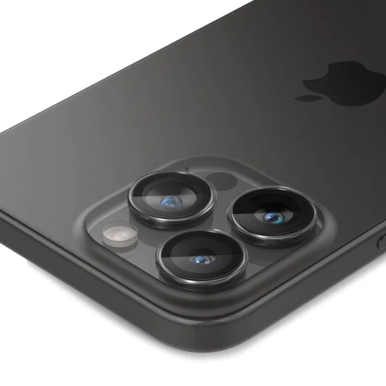 Протектор за камера за iPhone 14 Pro / Pro Max / 15 Pro / Pro Max / 16 Pro / Pro Max (комплект 2) - Spigen Glas.tR Optik EZ Fit Pro - прозрачен