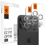 Протектор за камера за iPhone 14 Pro / Pro Max / 15 Pro / Pro Max / 16 Pro / Pro Max (комплект 2) - Spigen Glas.tR Optik EZ Fit Pro - прозрачен