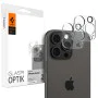 Протектор за камера за iPhone 14 Pro / Pro Max / 15 Pro / Pro Max / 16 Pro / Pro Max (комплект 2) - Spigen Glas.tR Optik - Clear