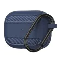 Калъф за AirPods 3 - Carbon Silicone - Navy Blue