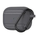 Калъф за AirPods 3 - Карбон силикон - сив