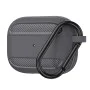 Калъф за AirPods 3 - Карбон силикон - сив