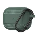 Калъф за AirPods 3 - Carbon Silicone - Green