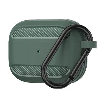 Калъф за AirPods 3 - Carbon Silicone - Green