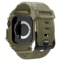Протектор за Apple Watch 10 46mm + каишка - Spigen - Rugged Armor Pro - Vintage Khaki