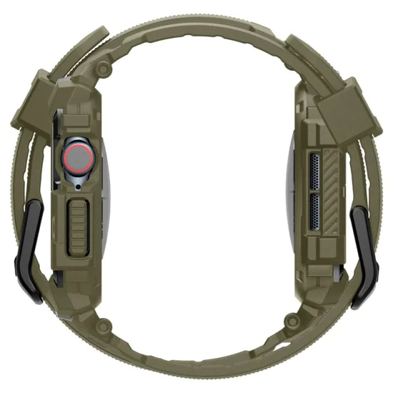 Протектор за Apple Watch 10 46mm + каишка - Spigen - Rugged Armor Pro - Vintage Khaki