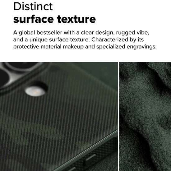 Калъф за iPhone 16 Plus - Ringke Onyx Design - Camo Green