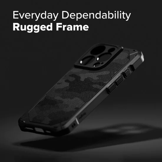 Калъф за iPhone 16 Pro - Ringke Rugged Gear - Camo Black