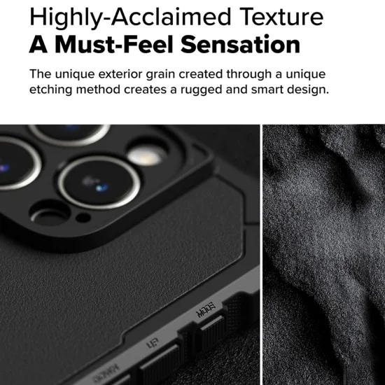 Калъф за iPhone 16 Pro - Ringke Rugged Gear - Camo Black