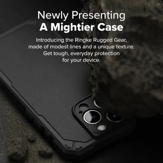 Калъф за iPhone 16 Pro - Ringke Rugged Gear - черен
