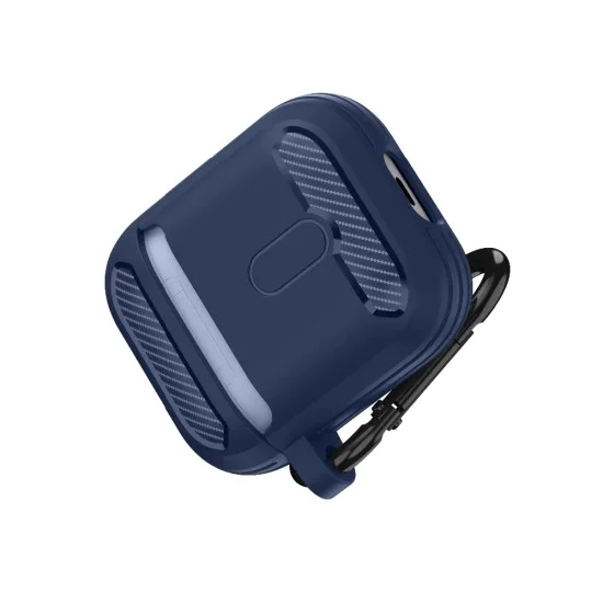 Калъф за AirPods 1 / AirPods 2 - Carbon Silicone - Green
