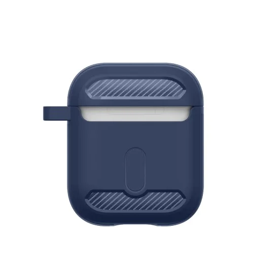Калъф за AirPods 1 / AirPods 2 - Carbon Silicone - Green