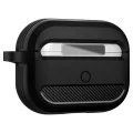 Калъф за AirPods Pro 1 / AirPods Pro 2 - Карбон силикон - розов