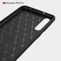 Калъф за Huawei P20 Pro - Carbon Silicone - Черен