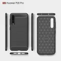 Калъф за Huawei P20 Pro - Carbon Silicone - Черен